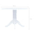 Maison Madeleine -  5 Piece Dining Set Solid Rubber Wood White